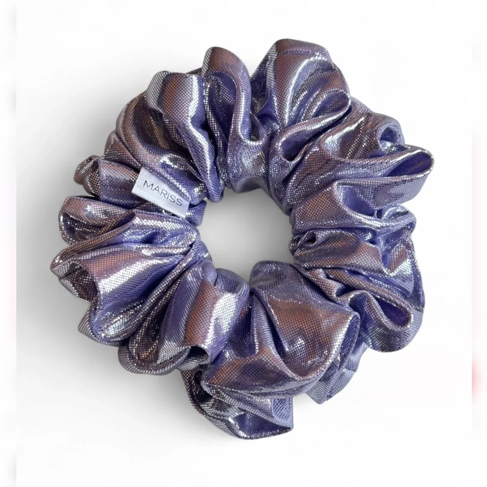 HANDMADE Shimmering Lavender Scrunchie And Bow Set